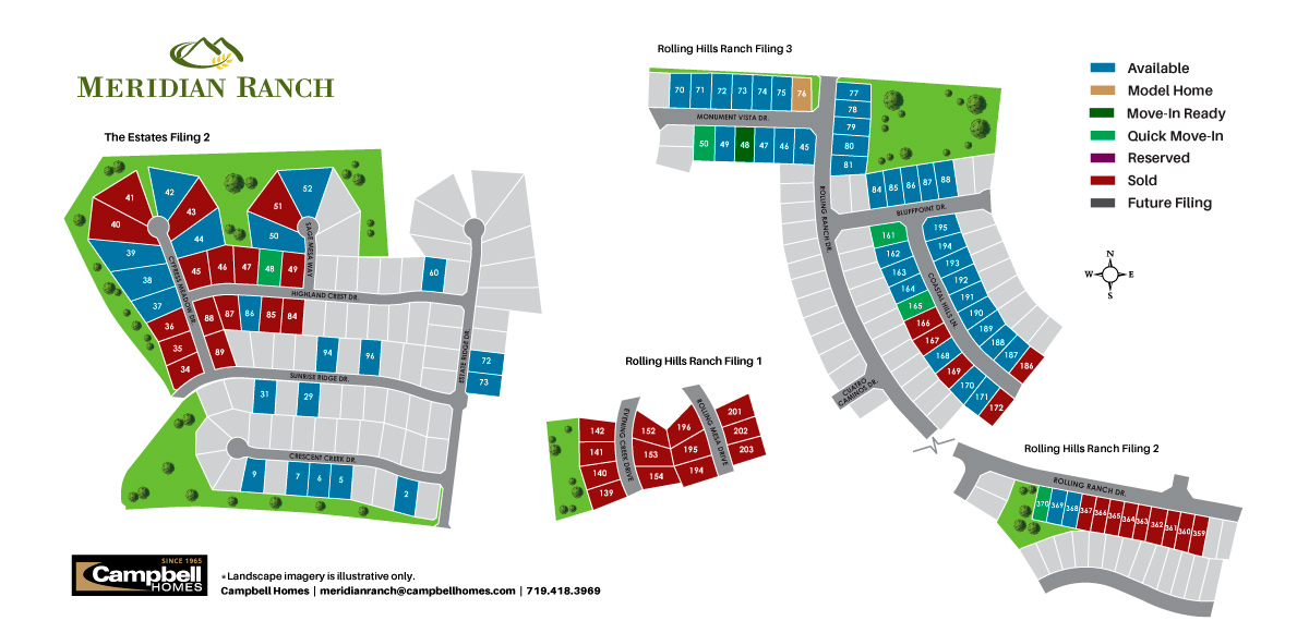 Meridian Ranch Lotmap Website