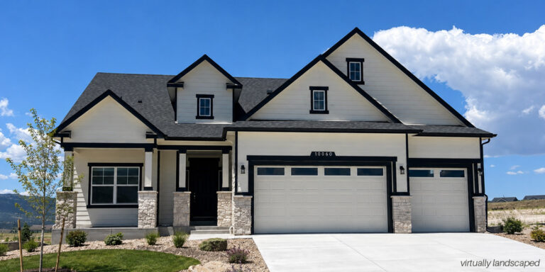 Timbercrest Dr Front Elev Virtual Landscaping 1200×600